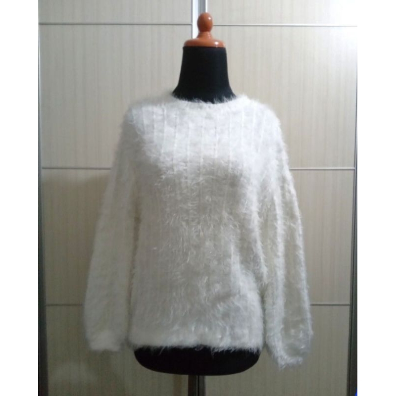 Sweater Fuzzy Zara Knitwear