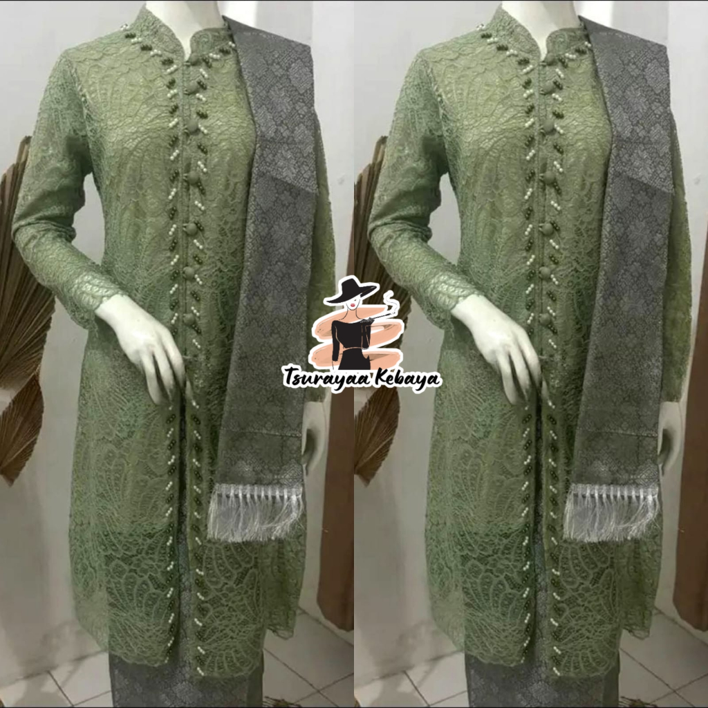 KEBAYA TUNIK KANCING BROKAT PAYET/ TUNIK KANCING PAYET/ TUNIK KANCING/ KANCING PAYET/ KEBAYA MODERN