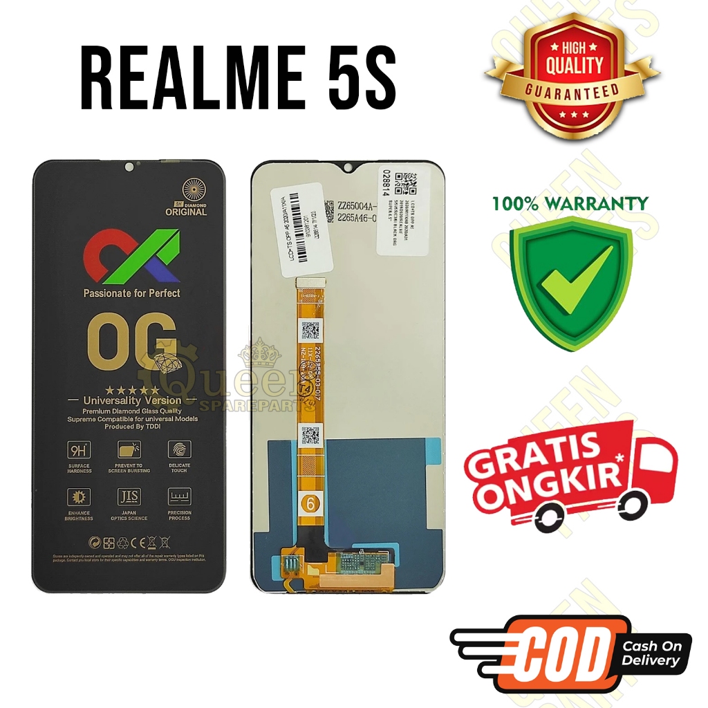 Lcd Touchscreen REALME 5S Original OEM Lcd REALME 5S