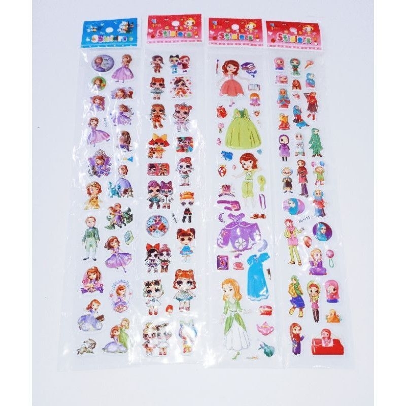 

Sticker Panjang / Tempelan Sticker Karakter (20pcs)