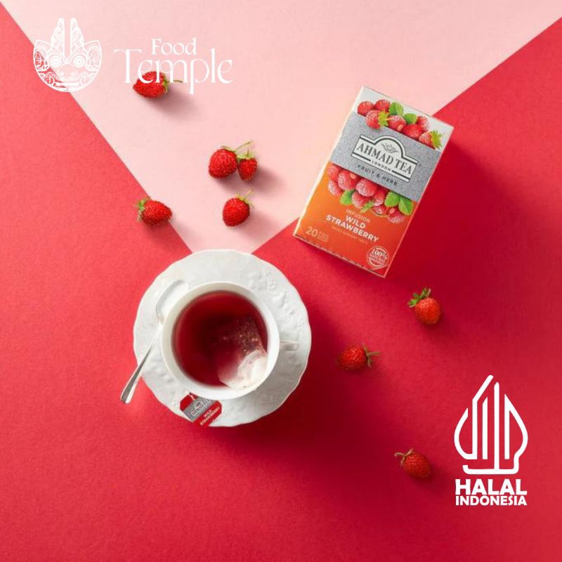 

Tea / Teh Ahmad Tea Wild Strawberry Infusion - Caffeine Free Tea