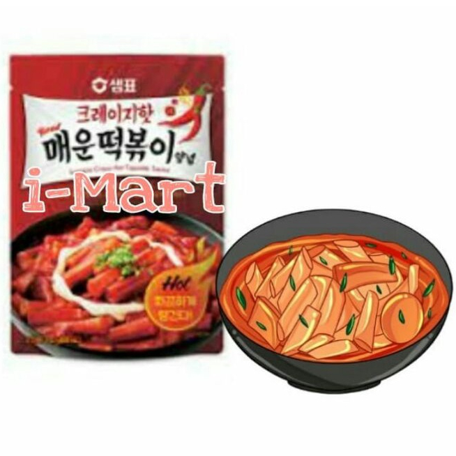 

SEMPIO Crazy Hot Topokki Sauce (Saus Bumbu Topokki Rasa Pedas )110gr
