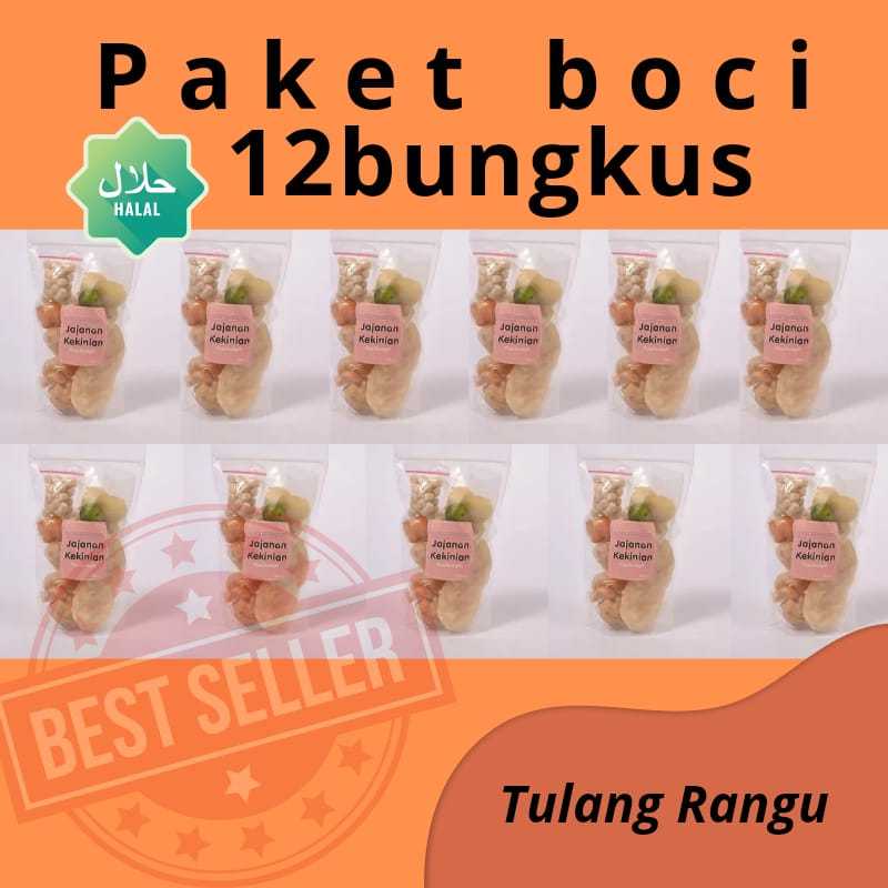 

Boci tulang rangu isi 12 bungkus