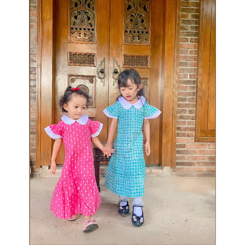Batik Anak Perempuan Dress Batik Anak Perempuan Kamary dress