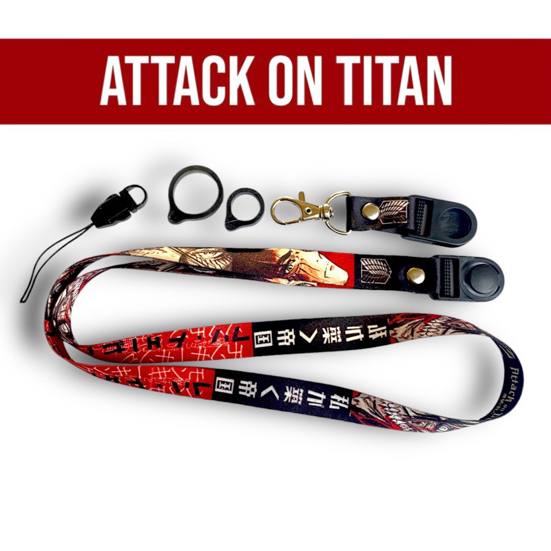 

ATTACK ON TITTAN LANYARD GANTUNGAN HANDPHONE