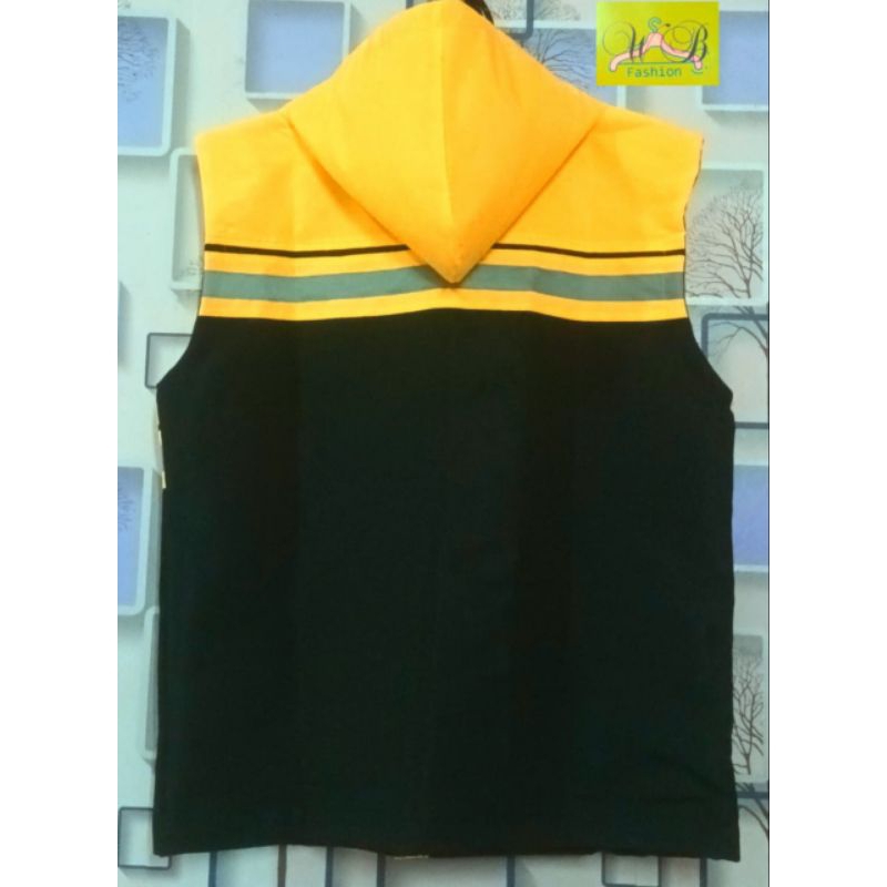 costom rompi seafty hitam/kuning