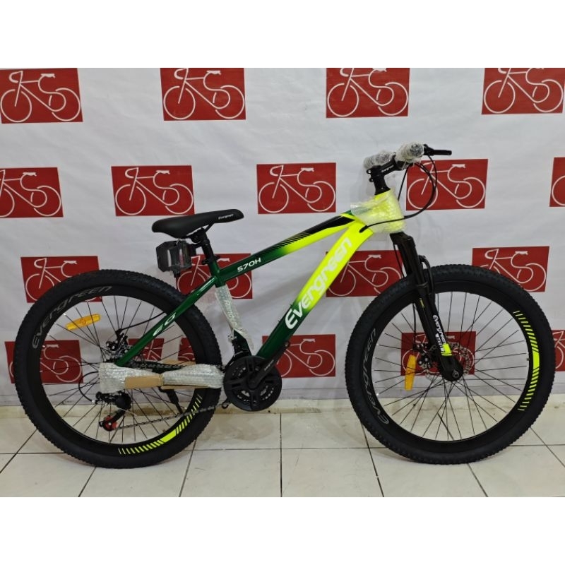 [Gojek/Grab] Sepeda MTB 26 Evergreen 570