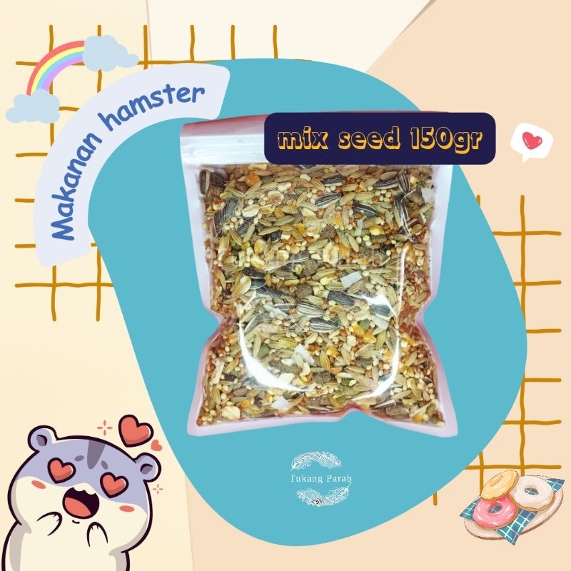 Makanan Hamster Mix Seed 150gram hamster food