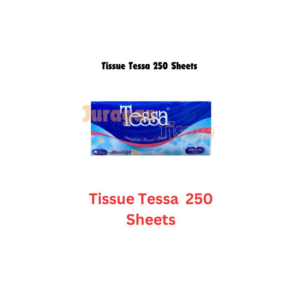 Tissue Tessa Facial Tissue 250 Sheets / Tessa tissue wajah 250 sheets