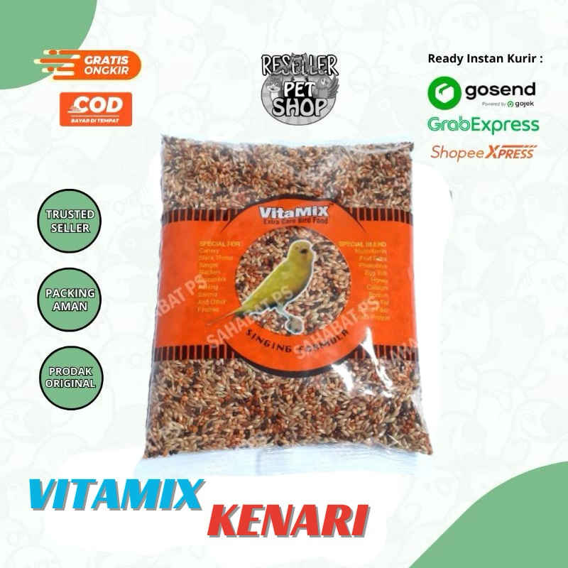VITAMIX KENARI PAKAN BURUNG KENARI MERK VITAMIX PAKAN GACOR HARIAN BURUNG KENARI VITAMIX KENARI MAKA
