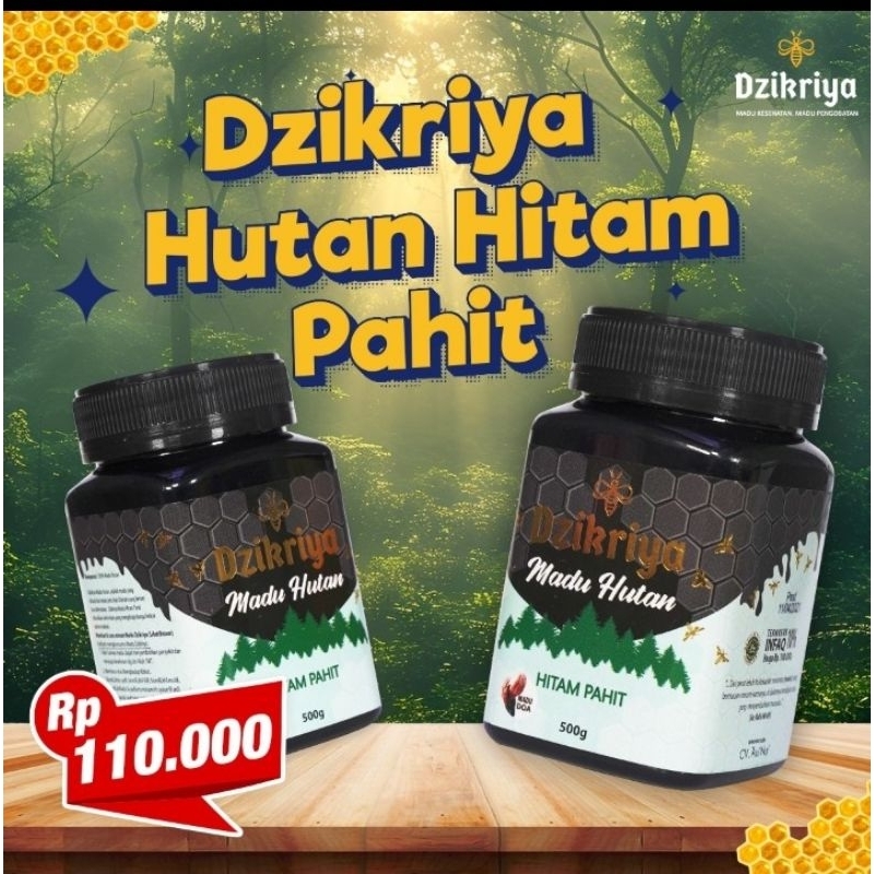 Madu Dzikriya Hutan Hitam Pahit