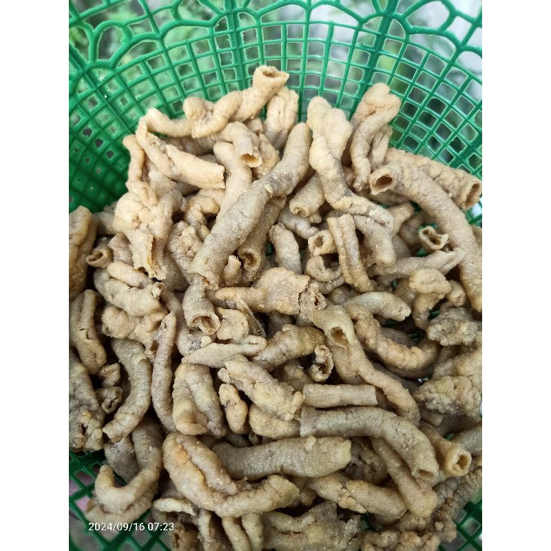 

1kg KRIPIK USUS CRISPY BUAT KALIAN YANG DOYAN NYEMIL NIHH.....