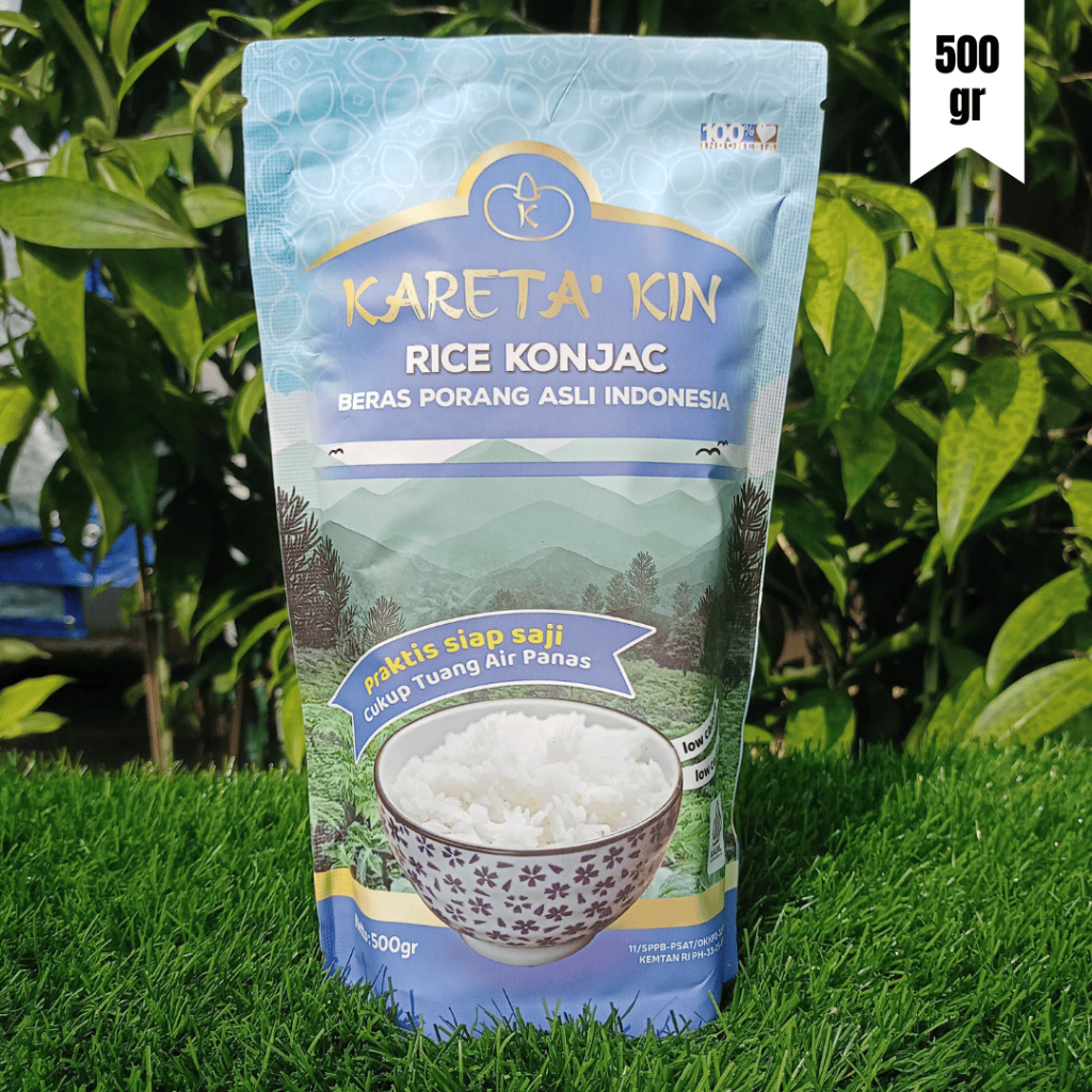 

Beras Porang Kareta' Kin I Rice Konjac I High Nutrition I 500gram