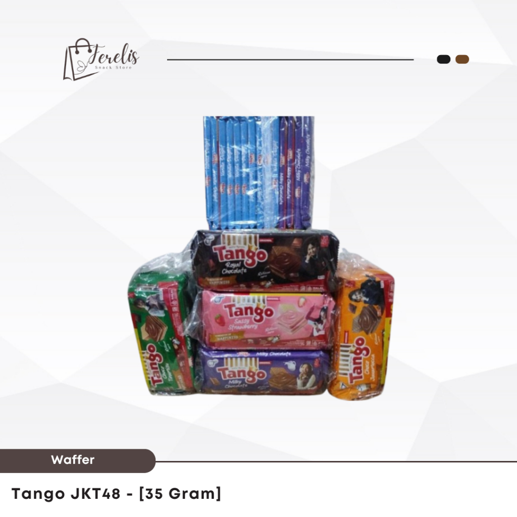 

Waffer Tango 35 gram JKT48 - [1 Ban isi 10]