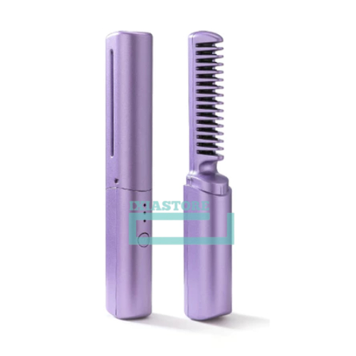 Sisir Catokan Mini Elektrik Styling Rambut Cewe Wanita Sisir Catokan Pelurus Rambut Portable