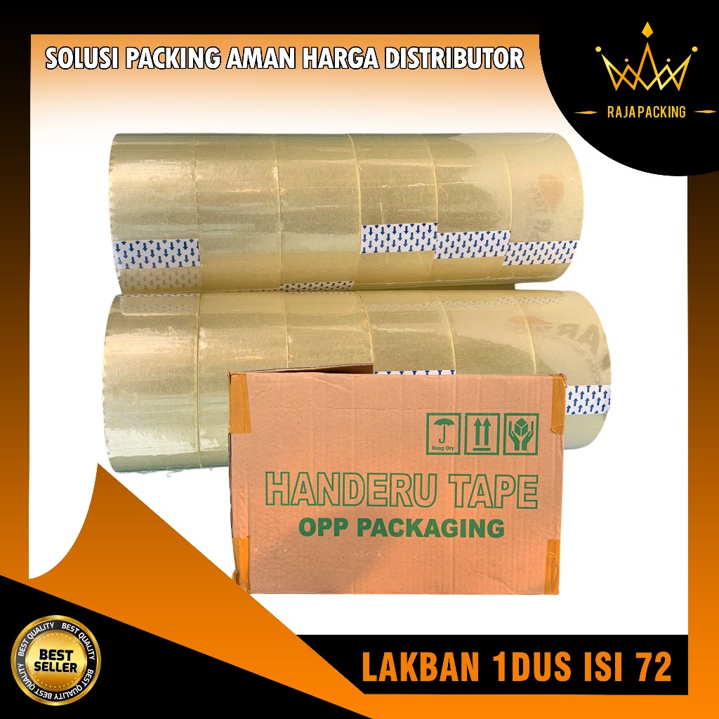 

Lakban Handeru 1 Dus isi 24 pak 72 pcs Harga Distributor