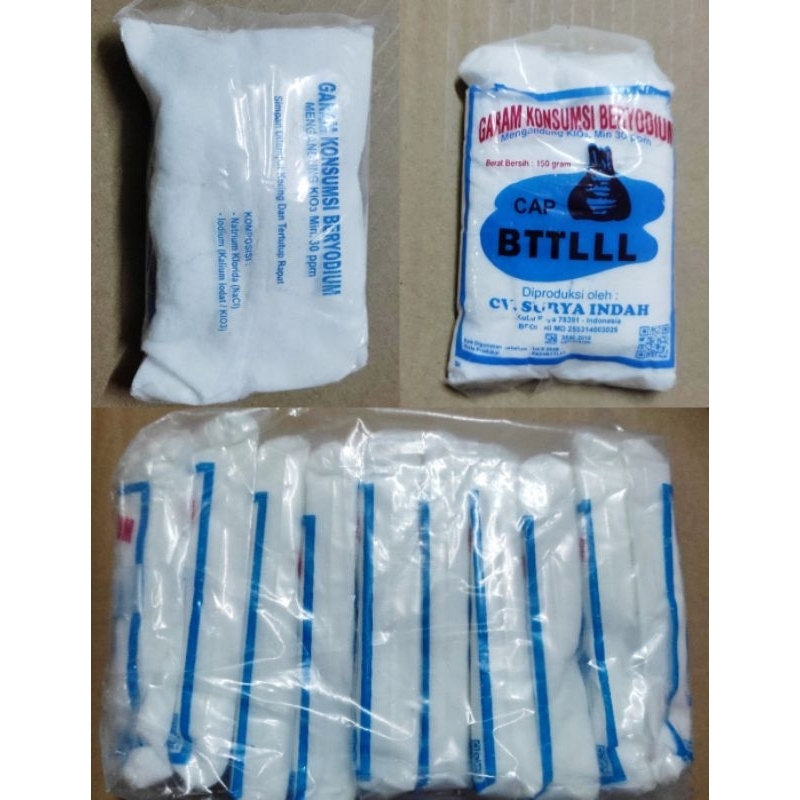 

Garam Bentol Konsumsi, Garam Dapur, Beryodium 150g Kalbar Pontianak