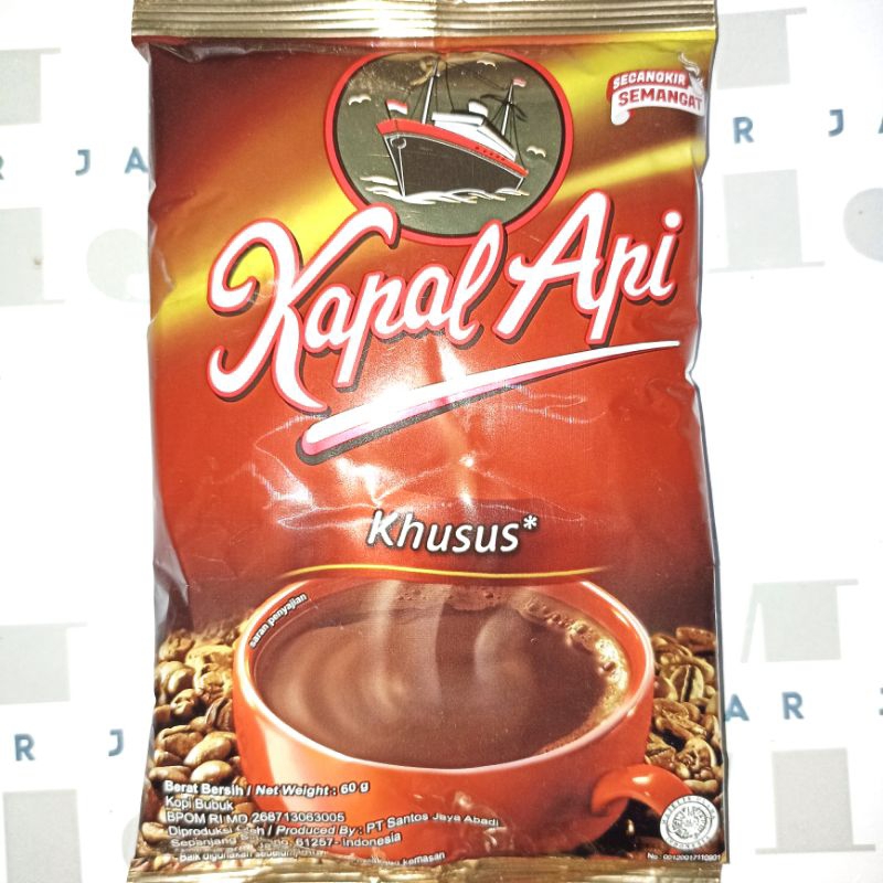 

Kapal Api Khusus 60gr 1 Renceng Isi 10 Sachet