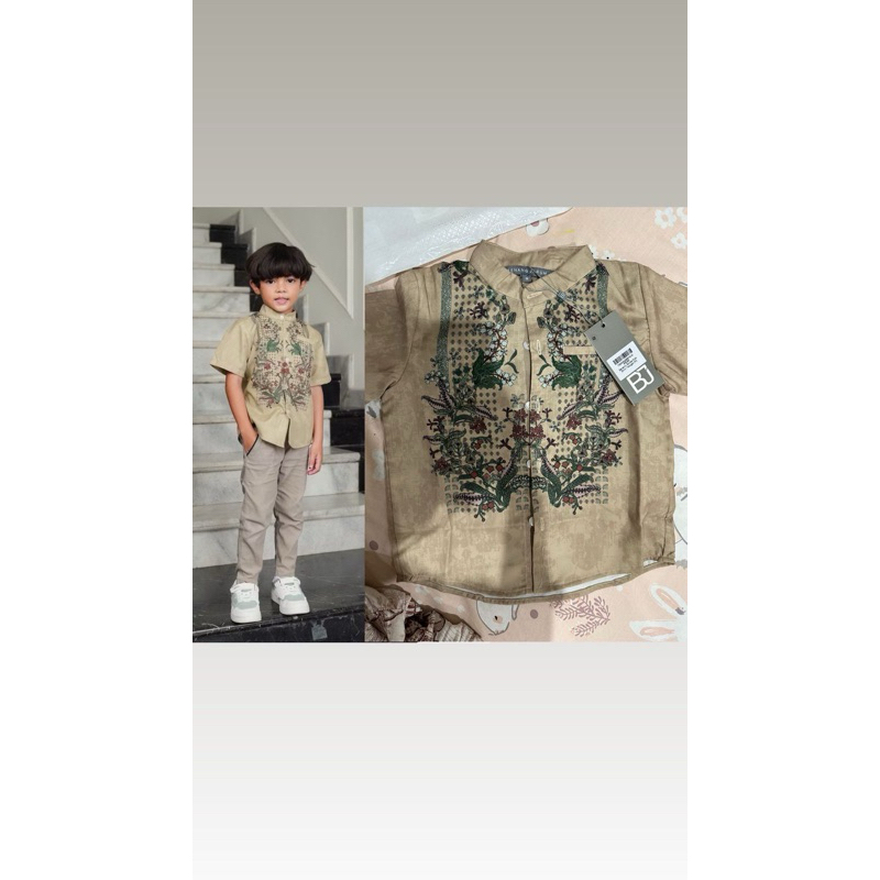 NEW Benang Jarum Koko Anak Serenity soiree nougat size M