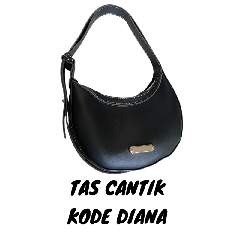STELLA BAG STORE- TAS CLUTCH PESTA HITAM MEWAH KODE DIANA