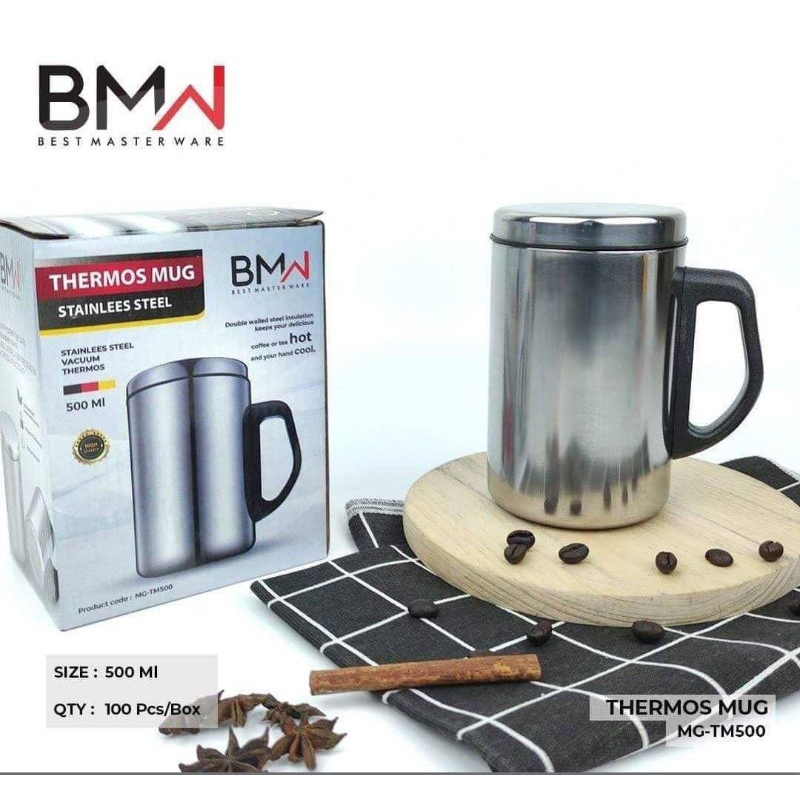 THERMOS MUG BMW / MUG AIR PANAS / CANGKIR MINUMAN