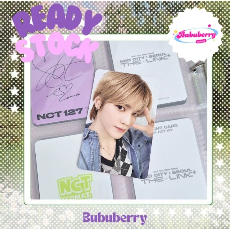 READY STOCK ──★ photocard taeyong fansign ay-yo