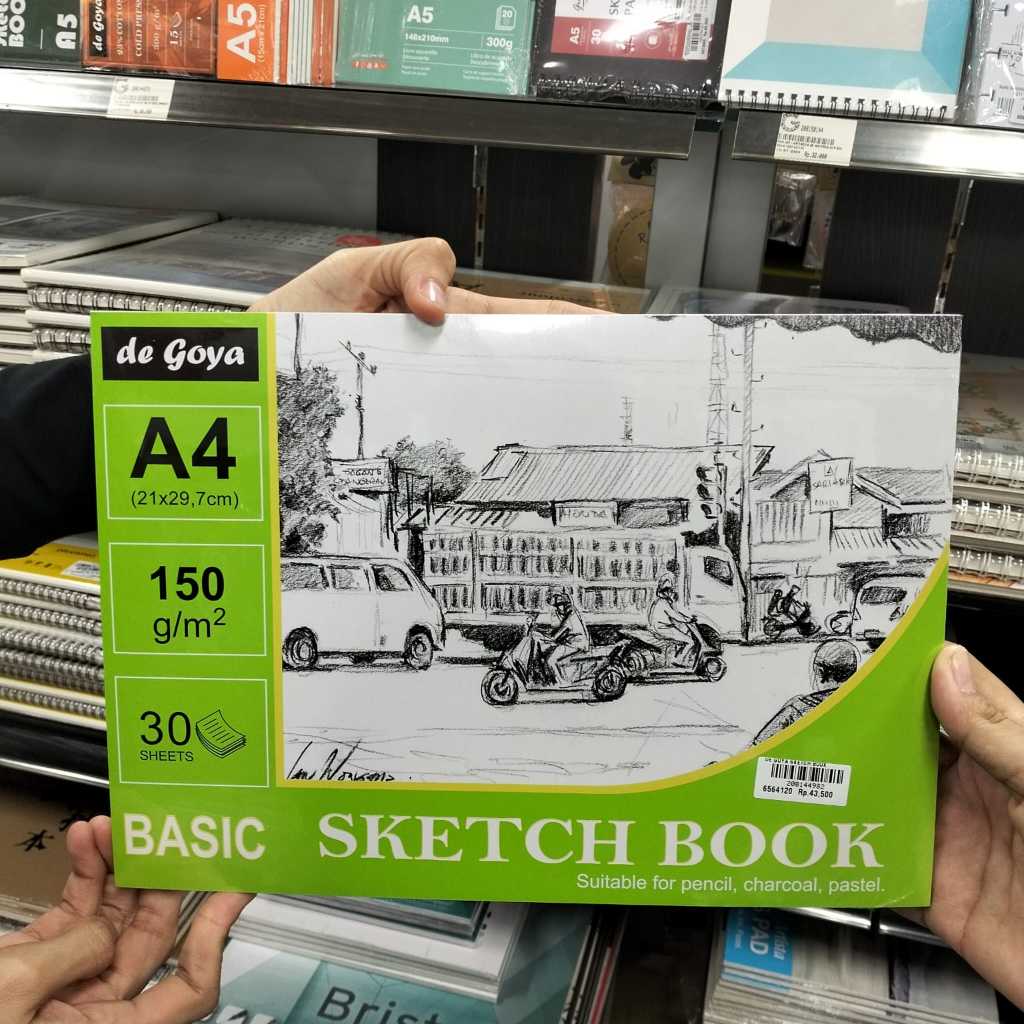 

Gramedia - PRM ART-DE GOYA SKETCH BOOK BASIC DEGOYA A4 B00500009