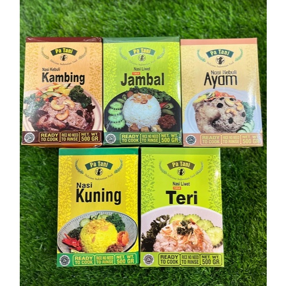 

Ransum Instant Pa Tani nasi liwet nasi kebuli nasi kuning instant cocok untuk hiking camping