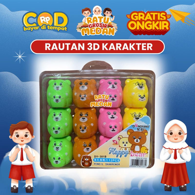 

Rautan 3D Karakter 12 pcs