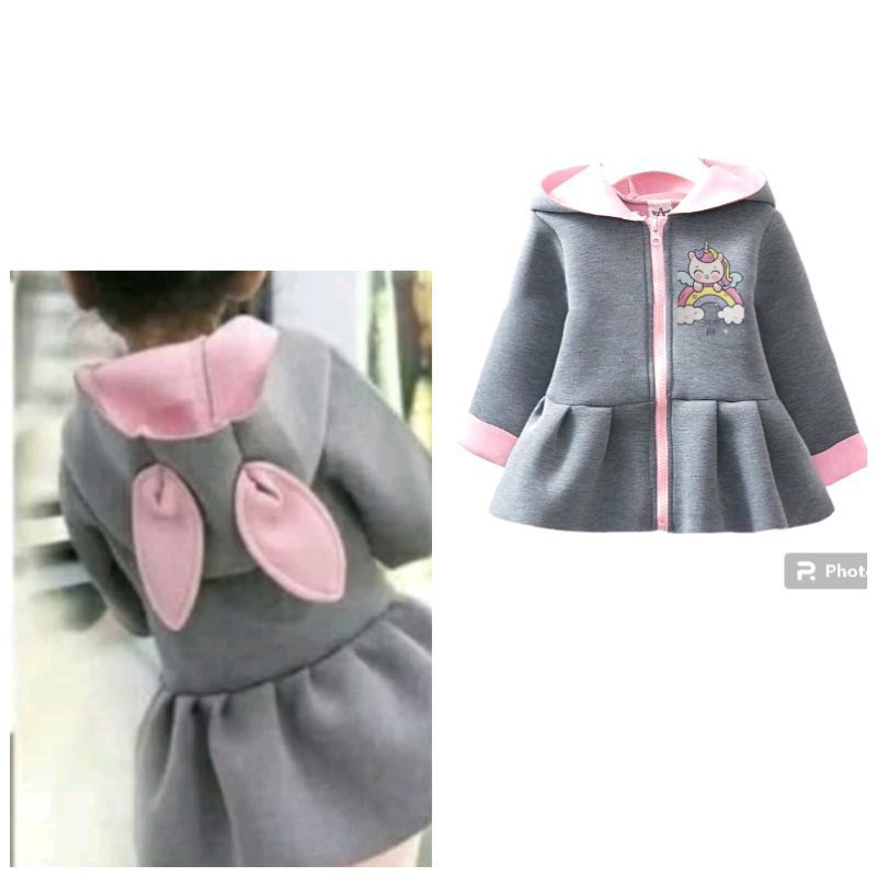 jaket anak lucu / jaket 3D jaket anak perempuan/jaket kore