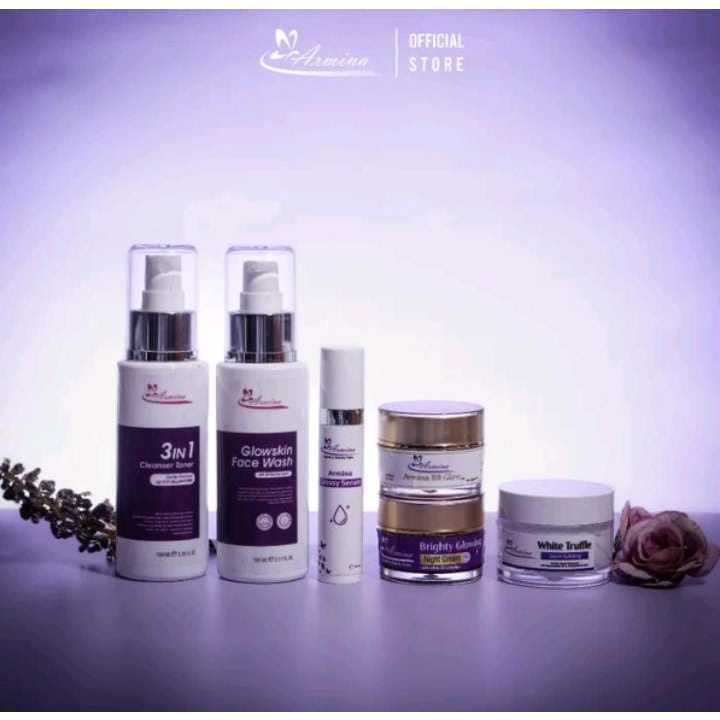 Paket Organik Skincare Gold (Acne/whitening) - Armina - Cantik Alami Dari Bahan Alami