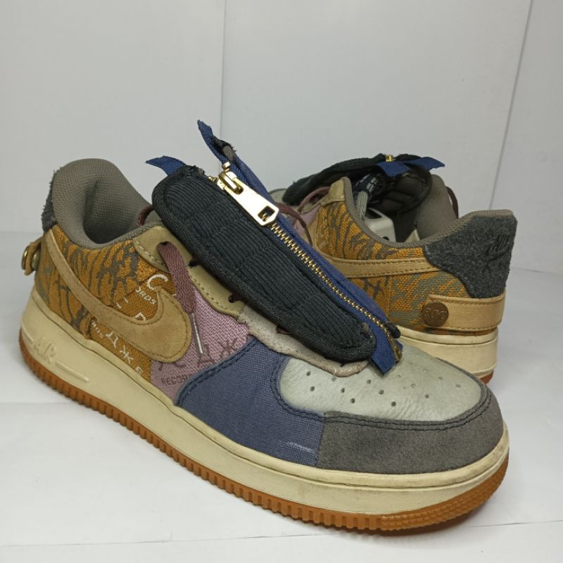 JUAL RUGI  Nike Air Force 1 x Travis Scoot x Cactus Jack Original OG Nike AF1 Collab Sepatu Sneaker 