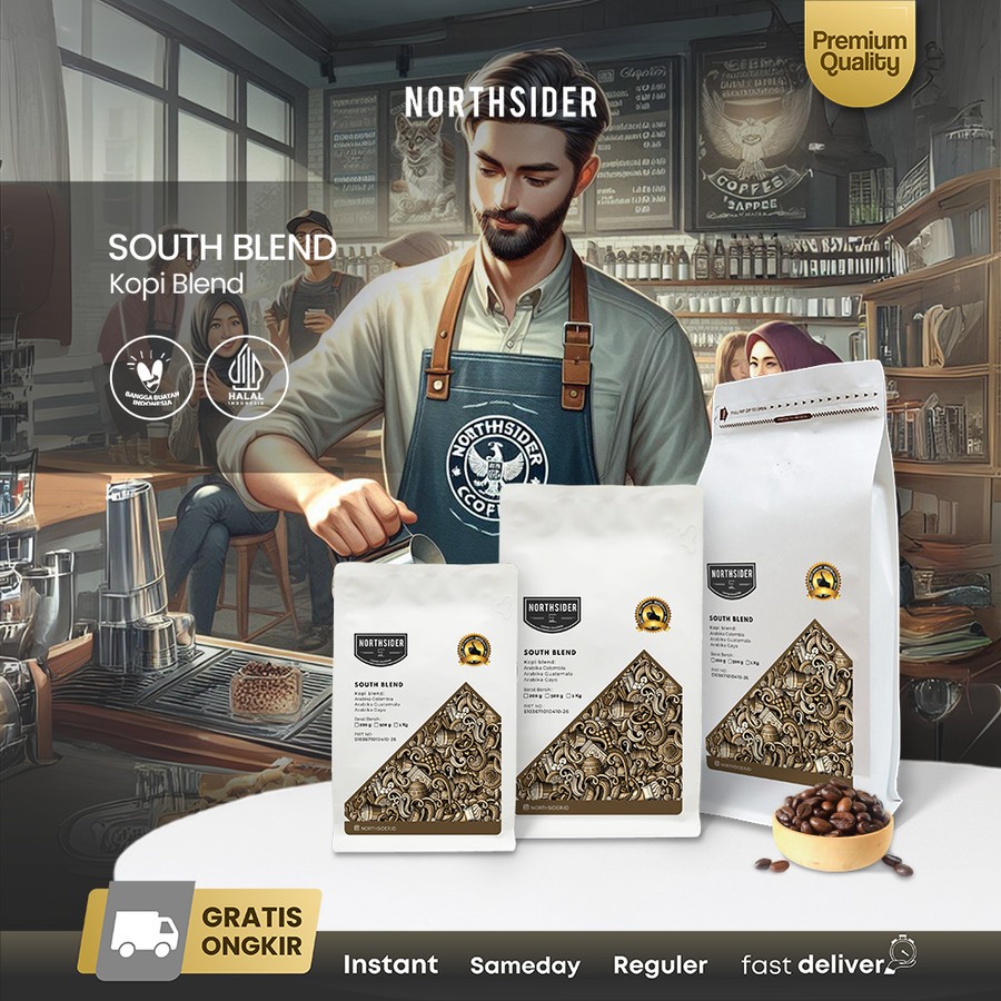 

Northsider Kopi arabika South Blend for Espresso
