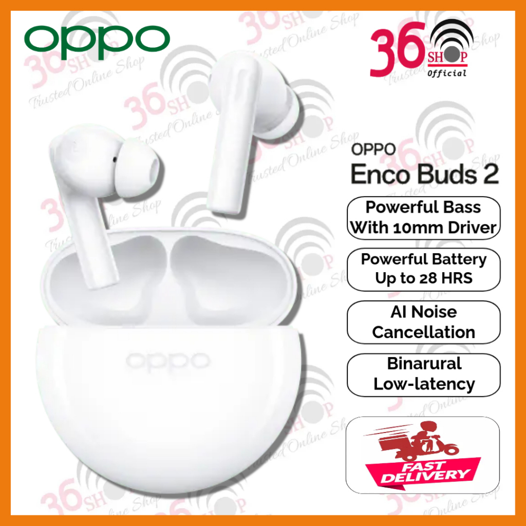 OPPO Enco Buds2 Bluetooth Original Garansi Resmi Oppo