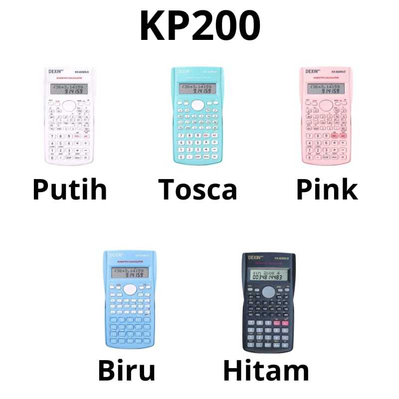 

mg KP200 - KALKULATOR COLOR FUNCTION SCIENTIFIC KALKULATOR 24 FUNGSU KALKULASI SCIENTIFIC CALCULATOR