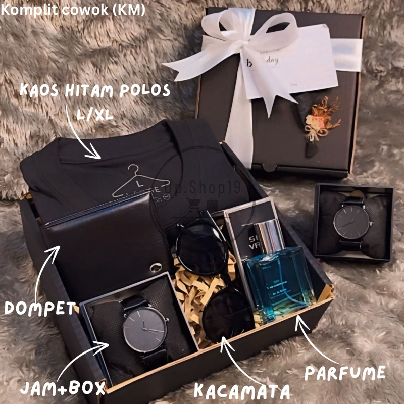 HAMPERS COWOK / KADO COWOK / GIFT BOX COWOK / KADO ULANG TAHUN COWOK / KADO ANNIVERSARRY / HAMPERS A