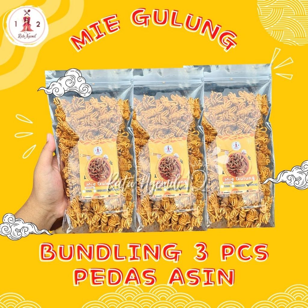 

BUNDLING PEDAS ASIN 3PCS 230GRAM MIE GULUNG CETAR