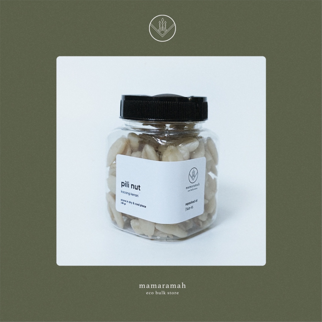 

Kacang Kenari Mentah - Raw Pili Nut