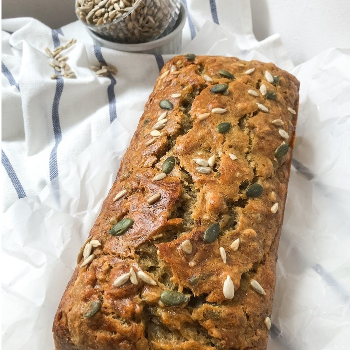 

Pumpkin Sunflower Seeds Banana Bread