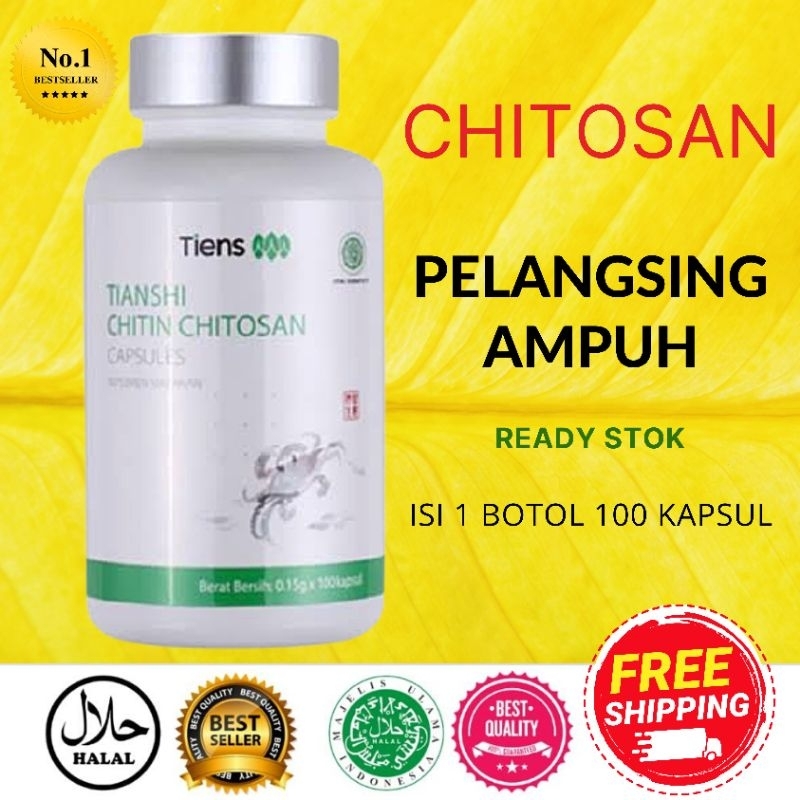 Pelangsing Badan Chitine chitosan / Pelangsing badan Tiens Ampuh menurunkan berat badan