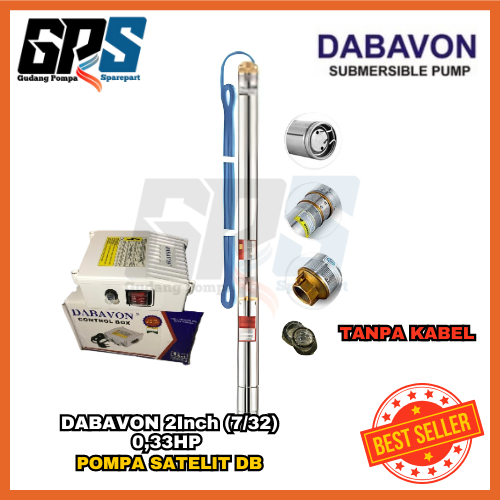 [POMPA SATELIT] DABAVON 2INCH 7/32 0,33HP (TANPA KABEL)