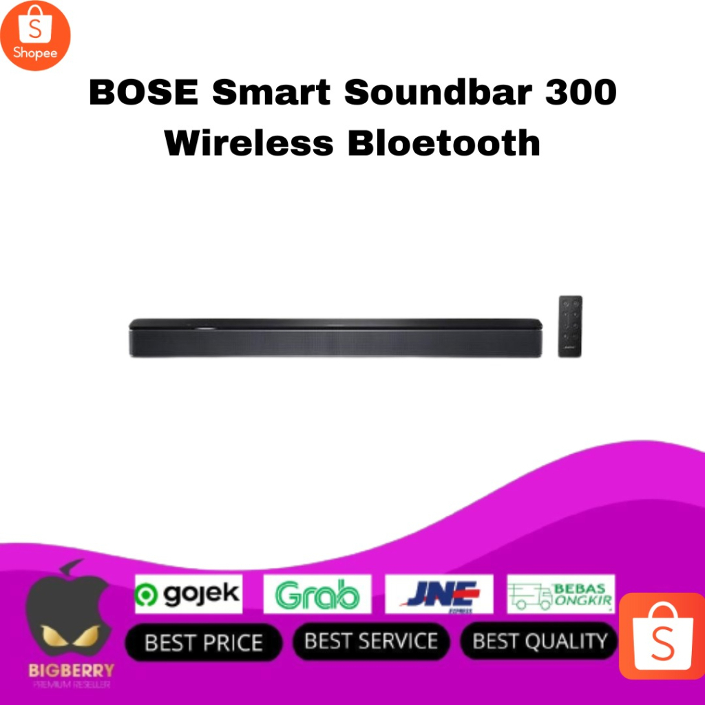 Bose Smart Soundbar 300 Wireless Bluetooth Speaker Black White Wifi