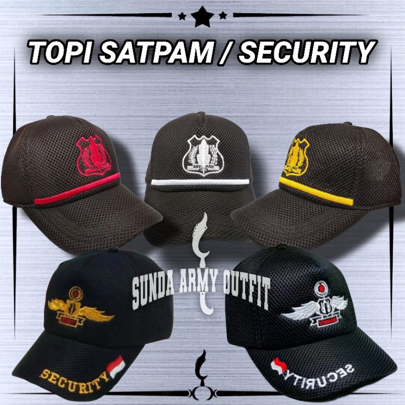 TOPI SATPAM TOPI SECURITY TERBARU 2024 TOPI SECURITY