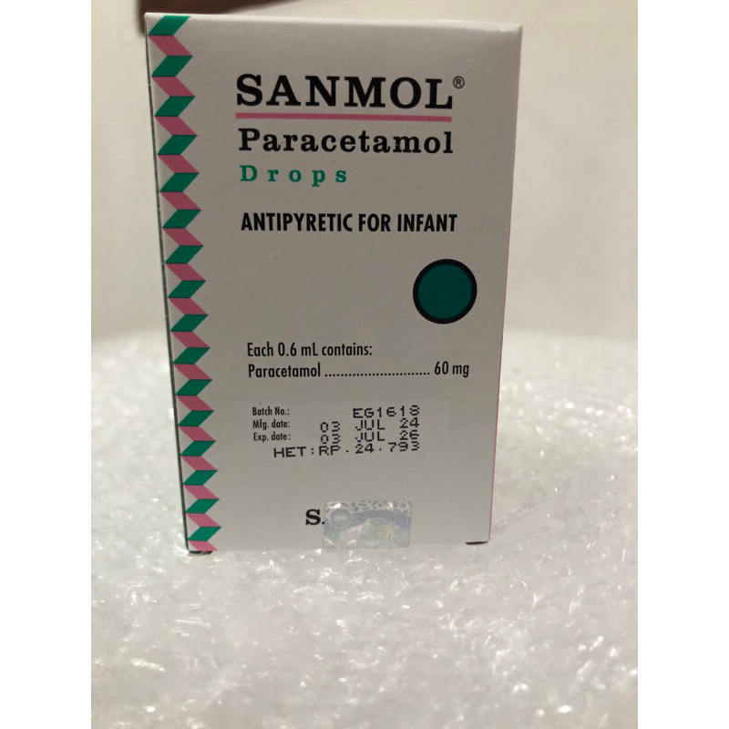 Sanmol Drop Pereda Demam Bayi