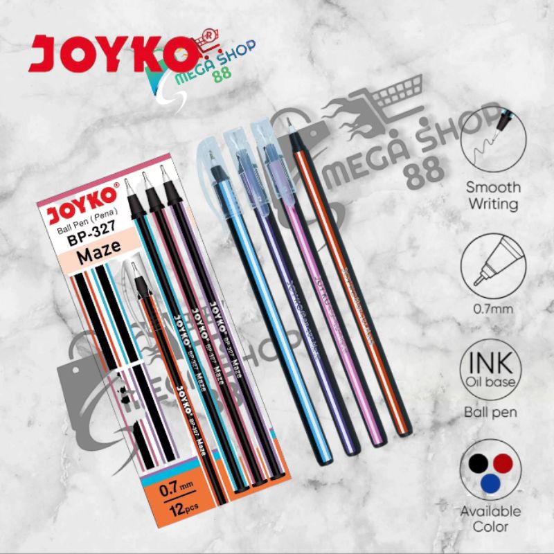 

Pulpen Joyko BP-327 Maze | @1Ktk=12Pcs