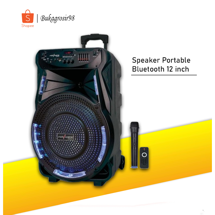 Advance Speaker meeting bluetooth Advance K 1202 ukuran jumbo speaker 12 inci