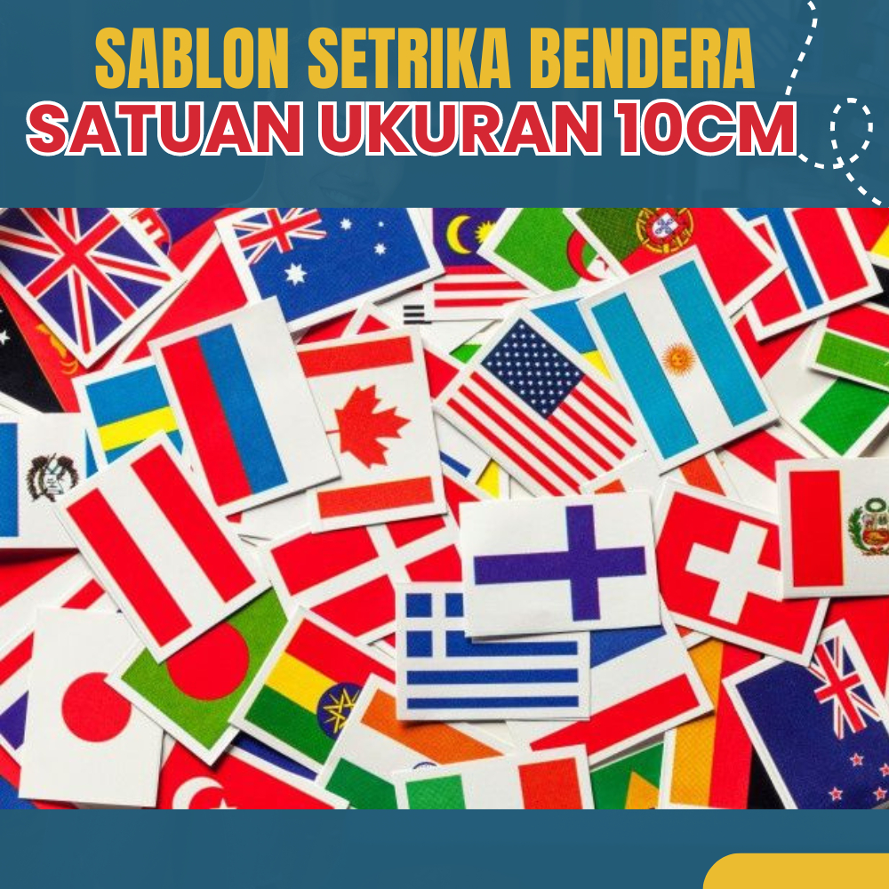 

sablon setrika bendera negara