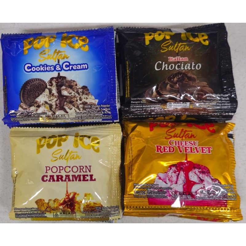 

POP ICE Sultan Edisi 23/25gr - Paket 5 Sachet