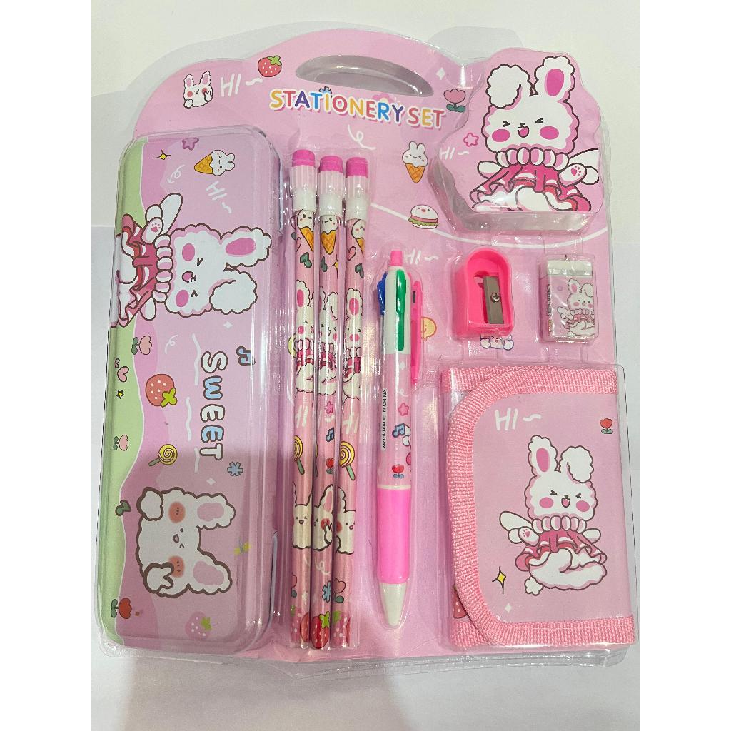 

HC Paket Alat Tulis set 8in1 Stationery Set Study Set Anak Karakter Set Alat Tulis Anak TK