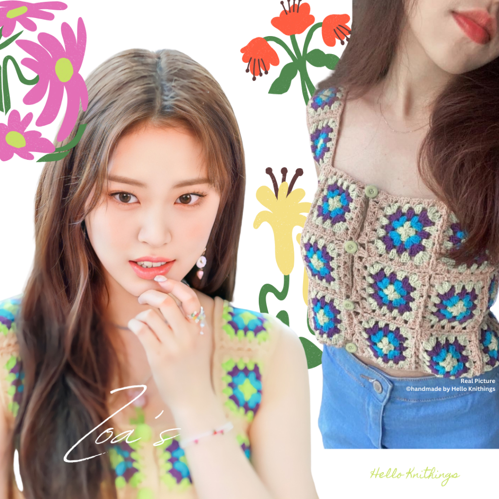 Zoa Weeekly inspired Knitted Crop Top